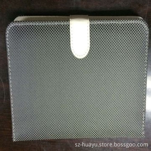 7-inch Black and White Color Leather Keyboard